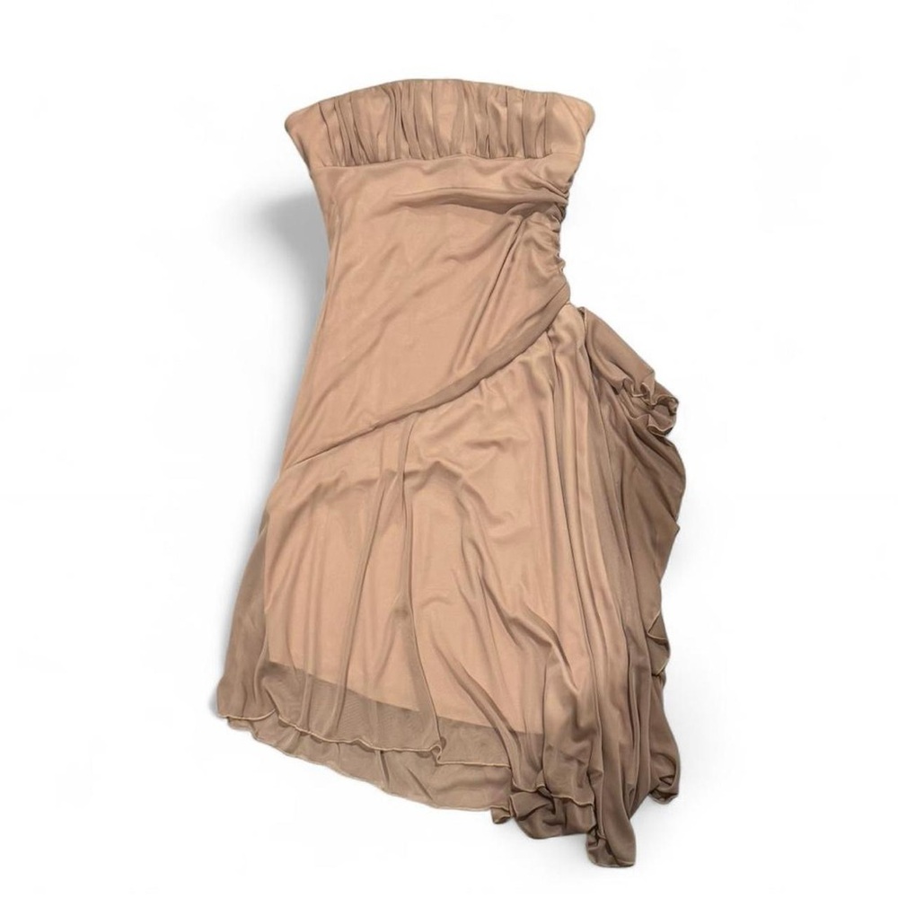 Nude/ Tan Vintage Y2K Hot Kiss Dress